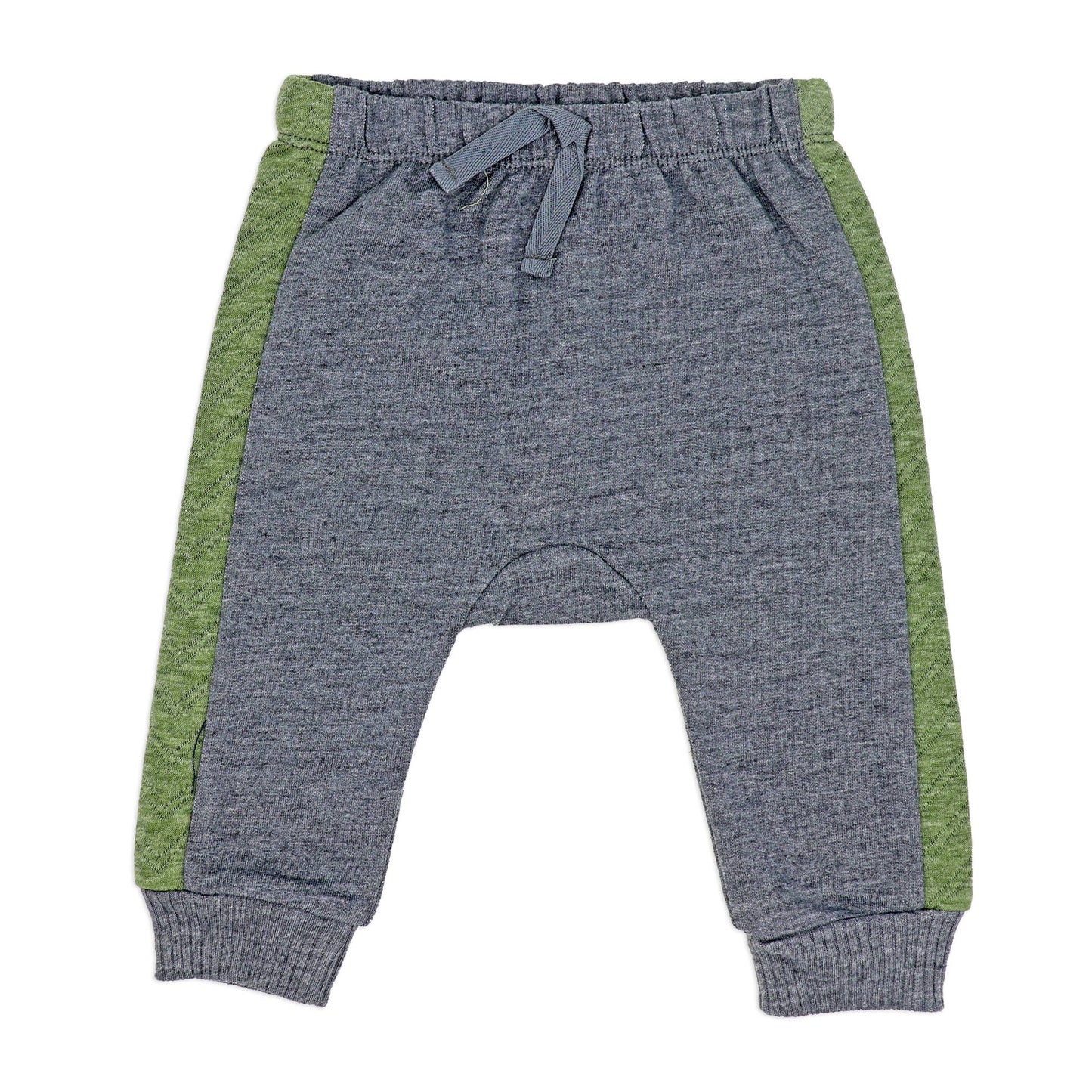 Boys 2 Piece Quilted Jogger Set: Green