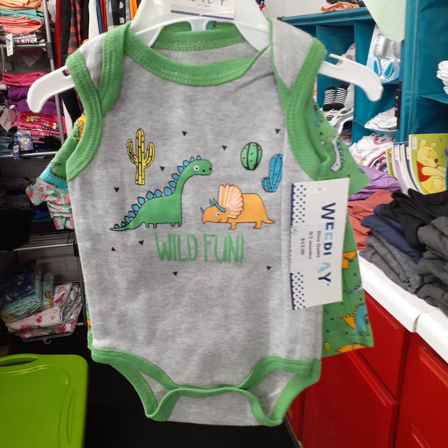 Dino Tank Outfit with Hat