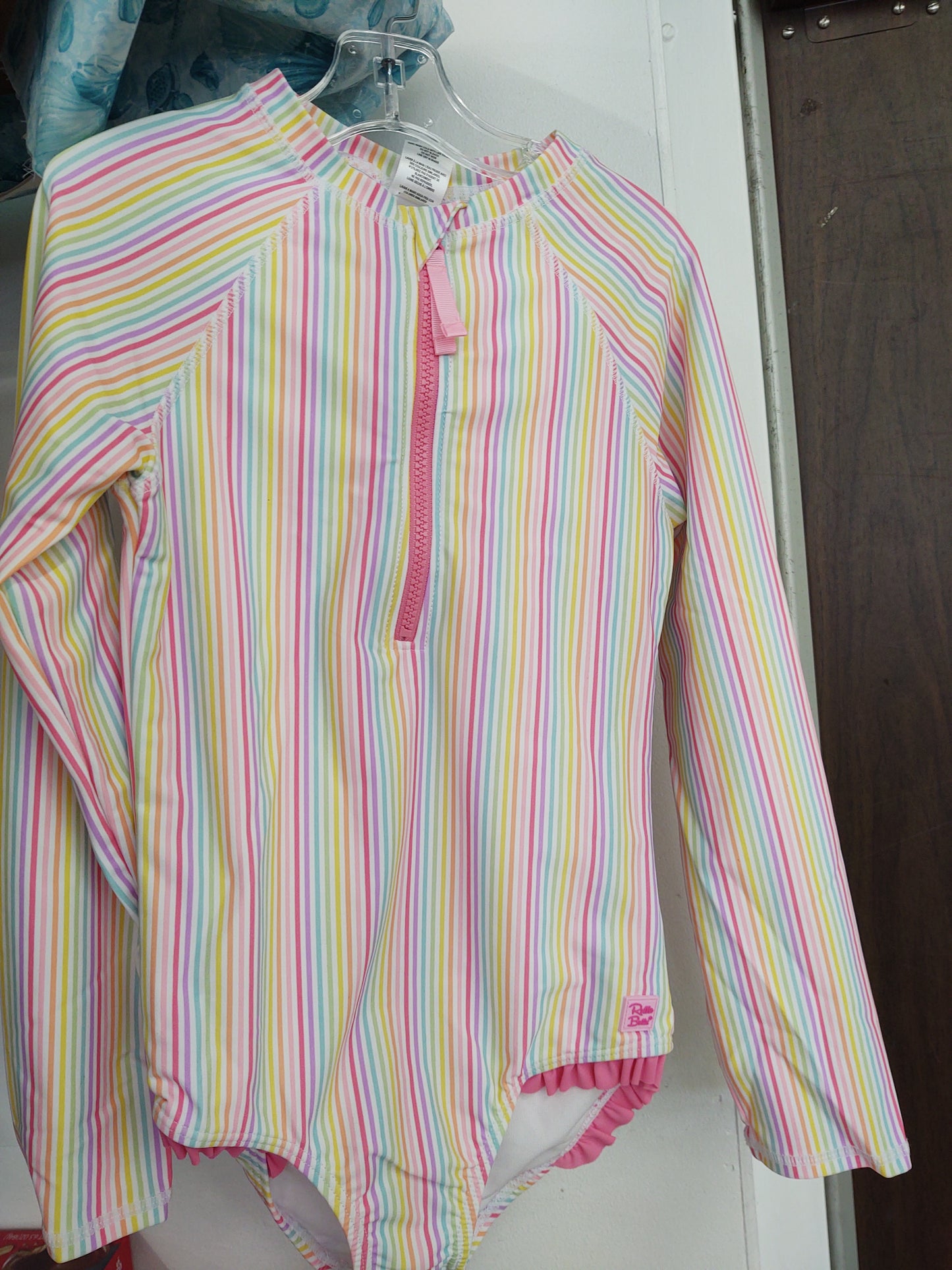 Rainbow Stripe swimsuit Girls