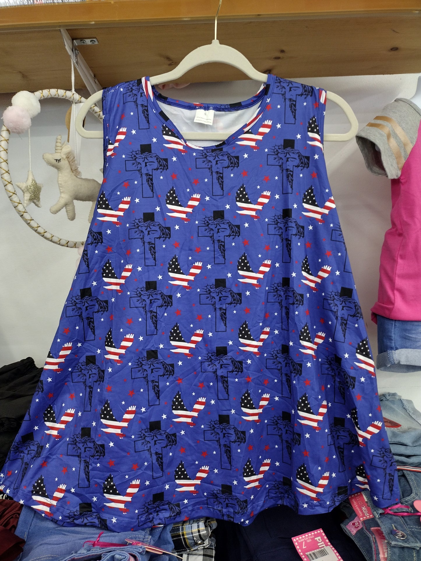 Ladies RWB Cross Bow Back Tank