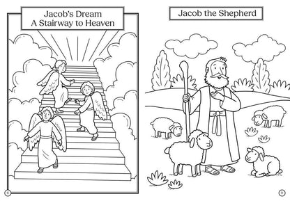 My First Bible Stories Coloring & Activity Book with 4 Crayons and 50+ Stickers by Editors of Silver Dolphin Books