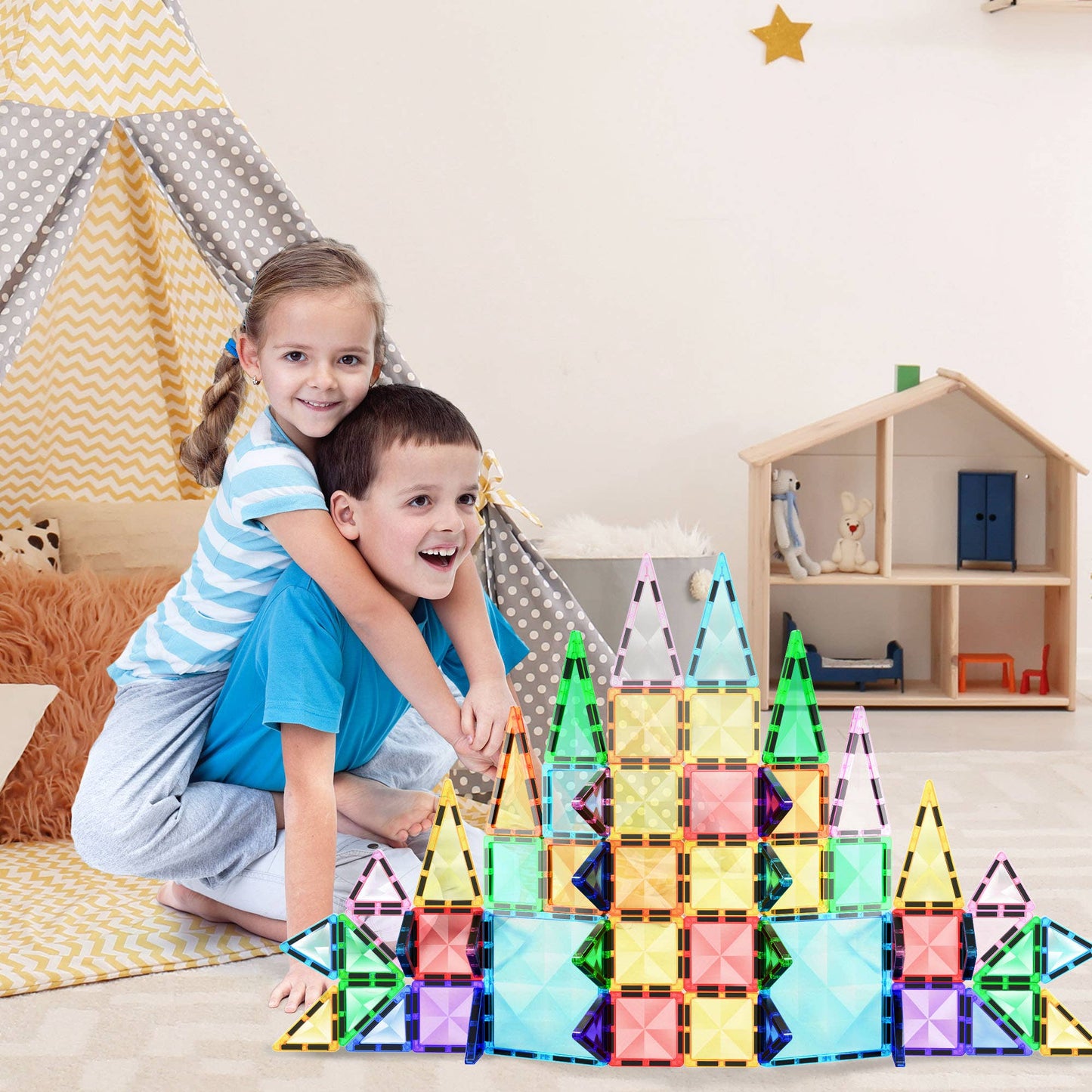 Mini Diamond 60pc Magnetic Tileset