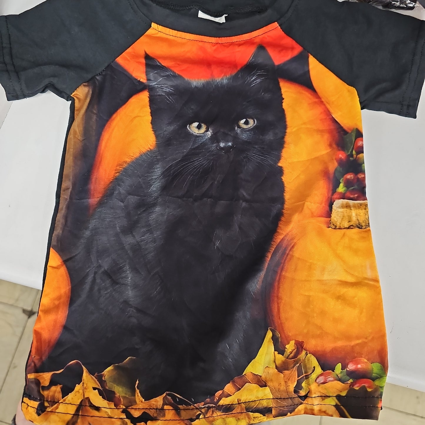 Pumpkin kitty shirt