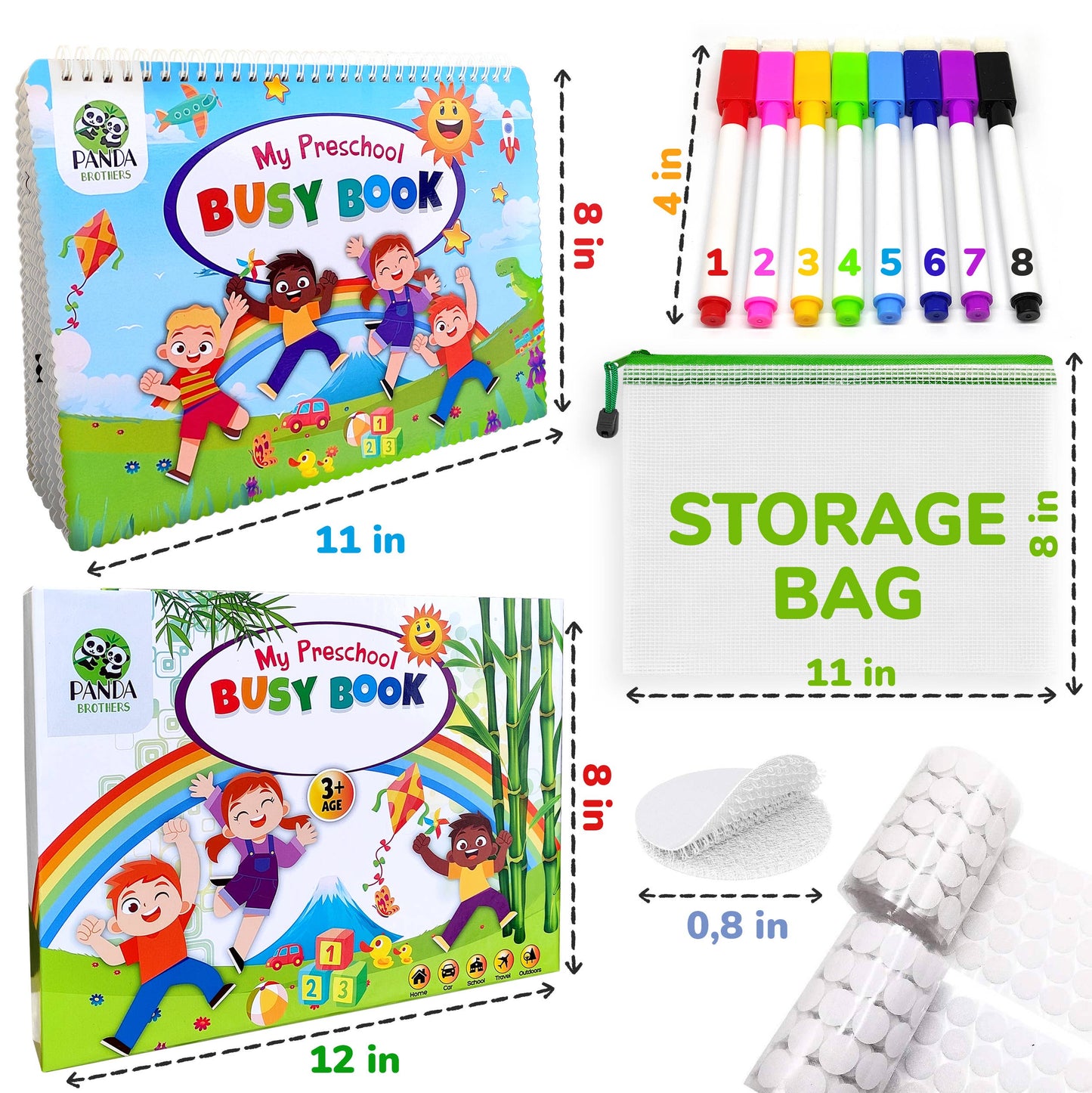 Montessori Toy for Kids - Busy Book for Toddlers