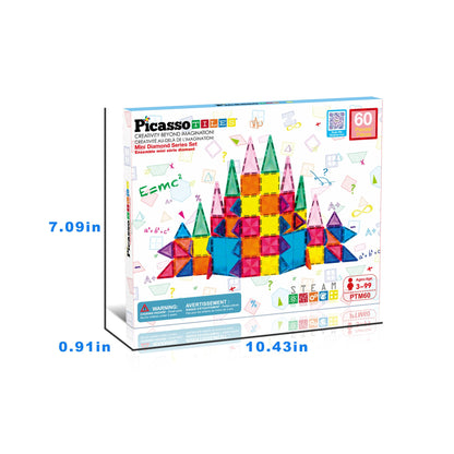 Mini Diamond 60pc Magnetic Tileset