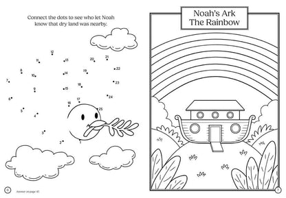 My First Bible Stories Coloring & Activity Book with 4 Crayons and 50+ Stickers by Editors of Silver Dolphin Books