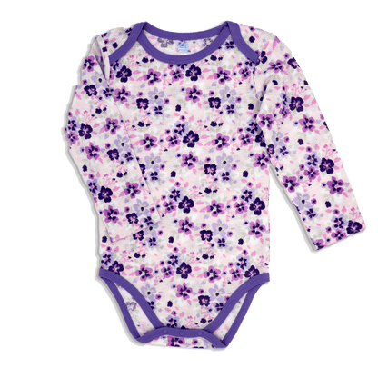 3 Piece Vest Set: Purple Floral