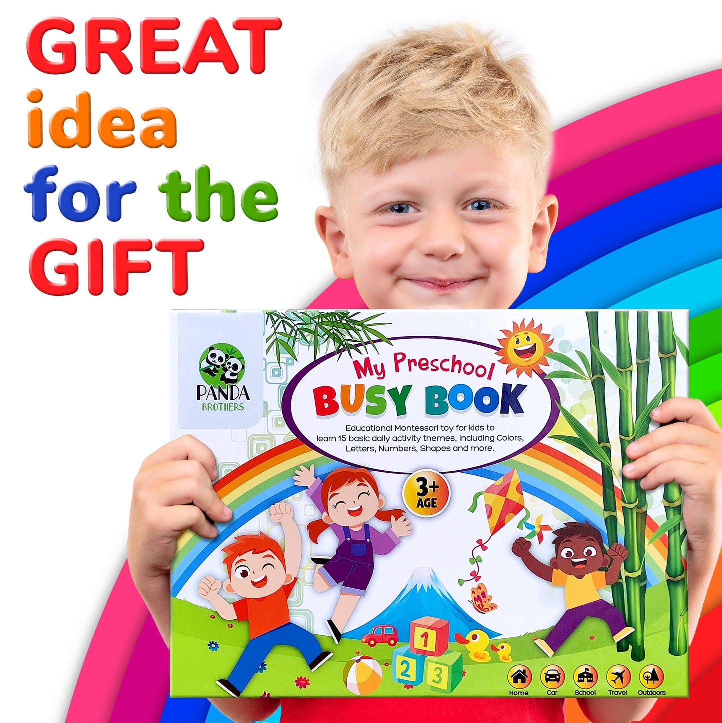 Montessori Toy for Kids - Busy Book for Toddlers