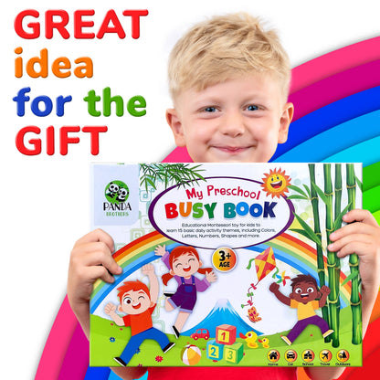 Montessori Toy for Kids - Busy Book for Toddlers