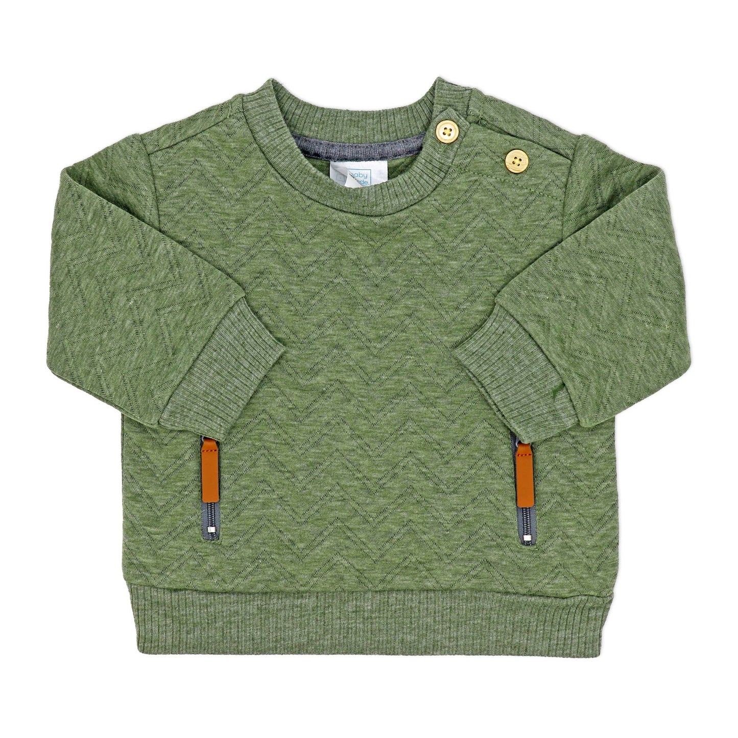 Boys 2 Piece Quilted Jogger Set: Green