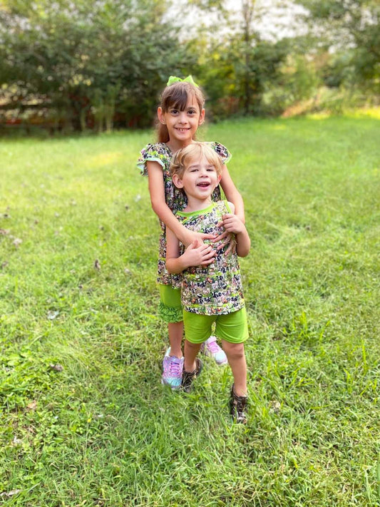 Farm ruffle outfit