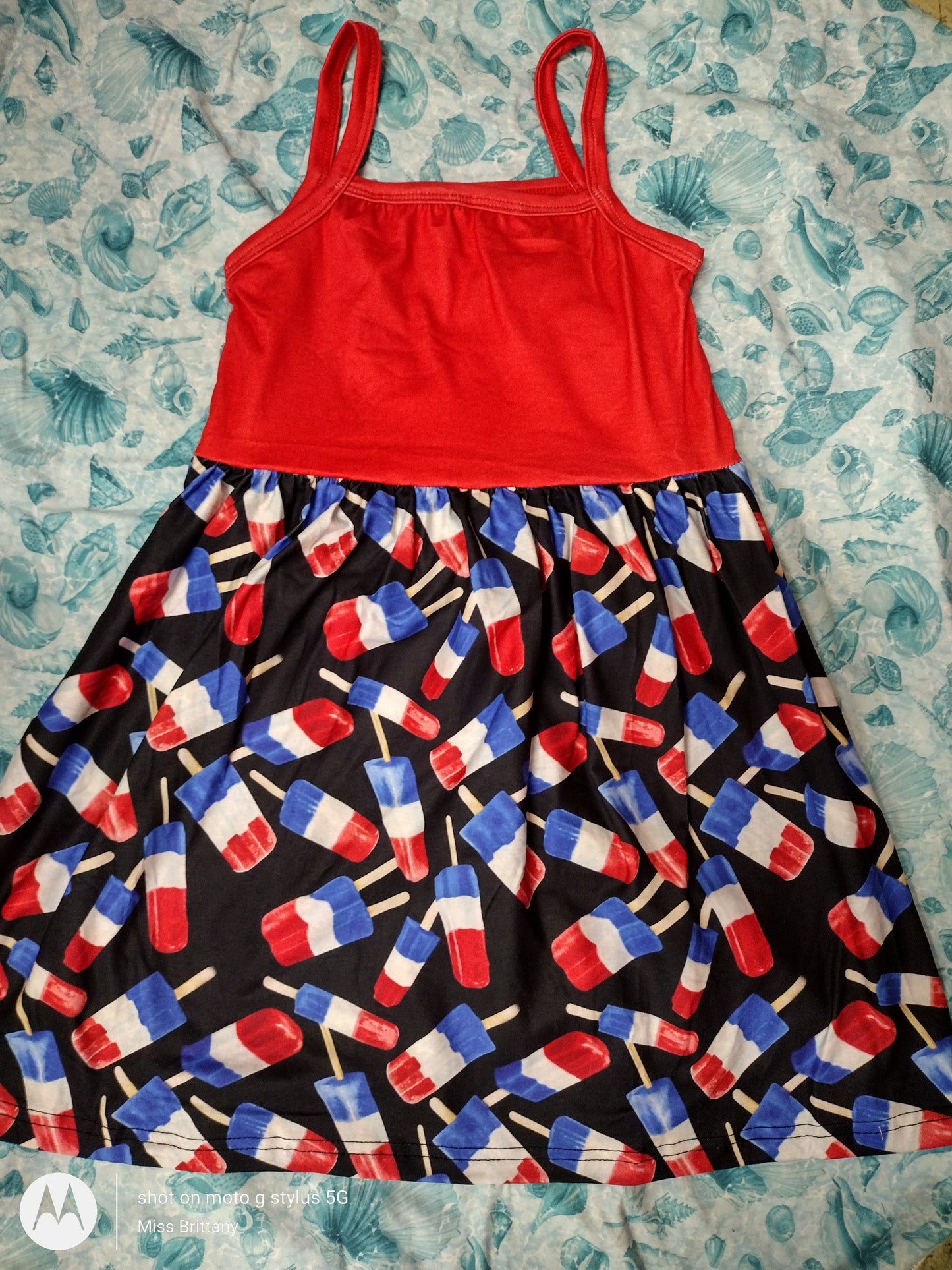 Popsicle RWB tank dress