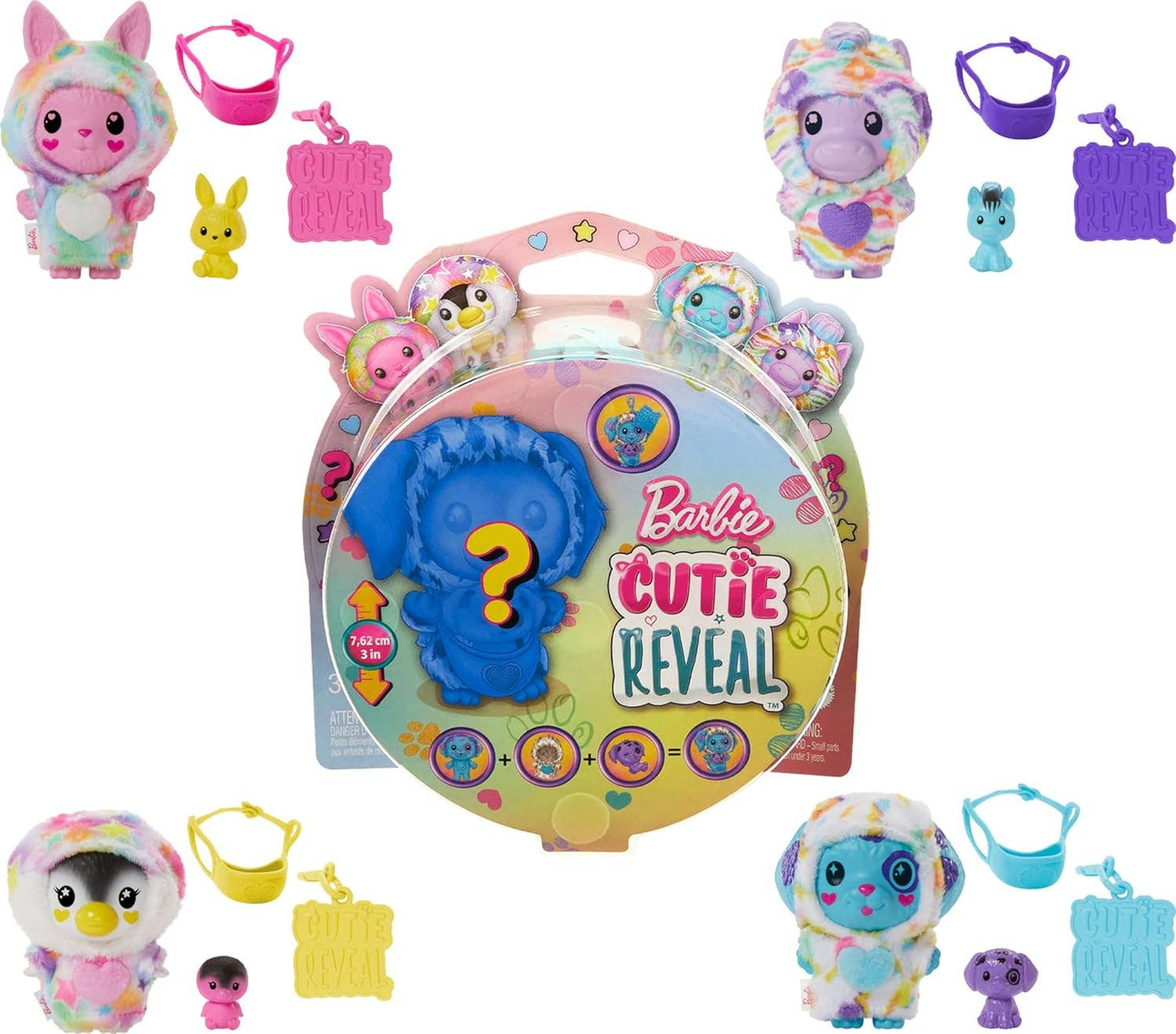 Barbie Cutie Reveal Animal Color Dream-Themed Pet & Accessor