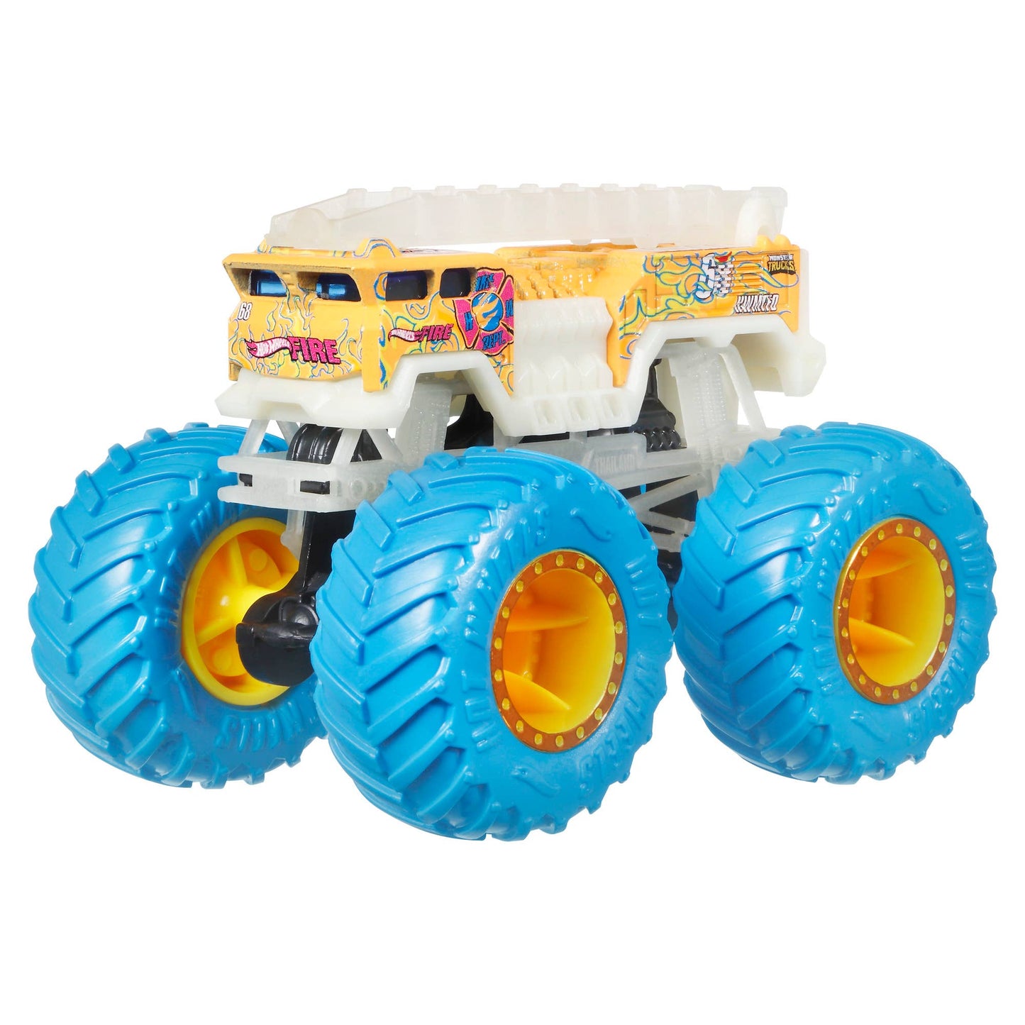 Mattel Hot Wheels Glow In The Dark Monster Trucks