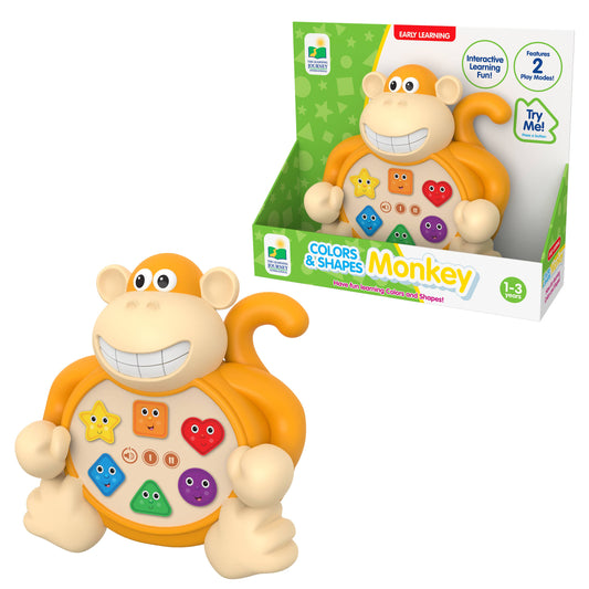 Colors & Shapes Monkey - Early Learning Animals (NEW!)