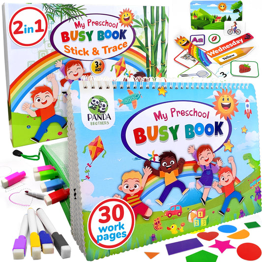 Montessori Toy for Kids - Busy Book for Toddlers