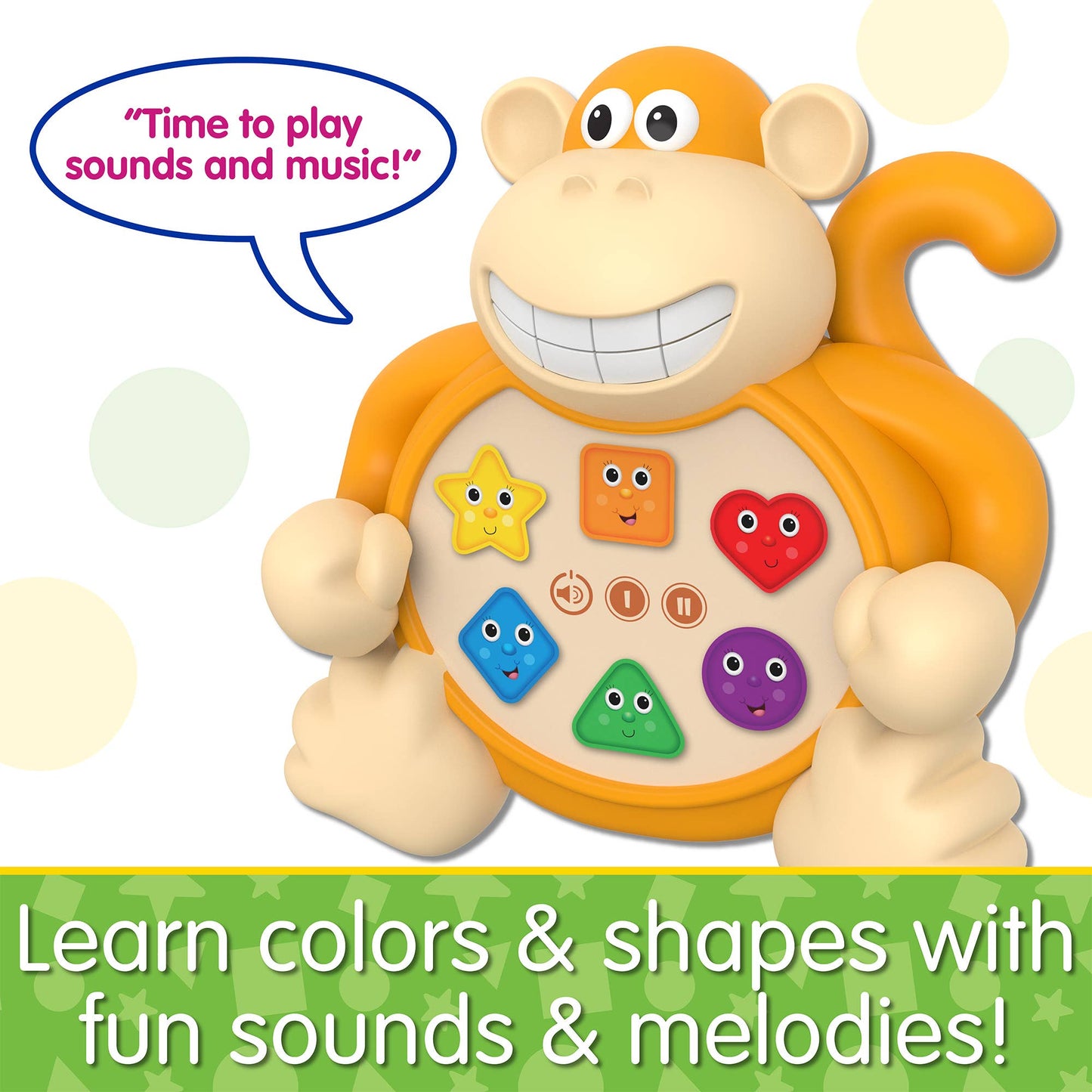 Colors & Shapes Monkey - Early Learning Animals (NEW!)