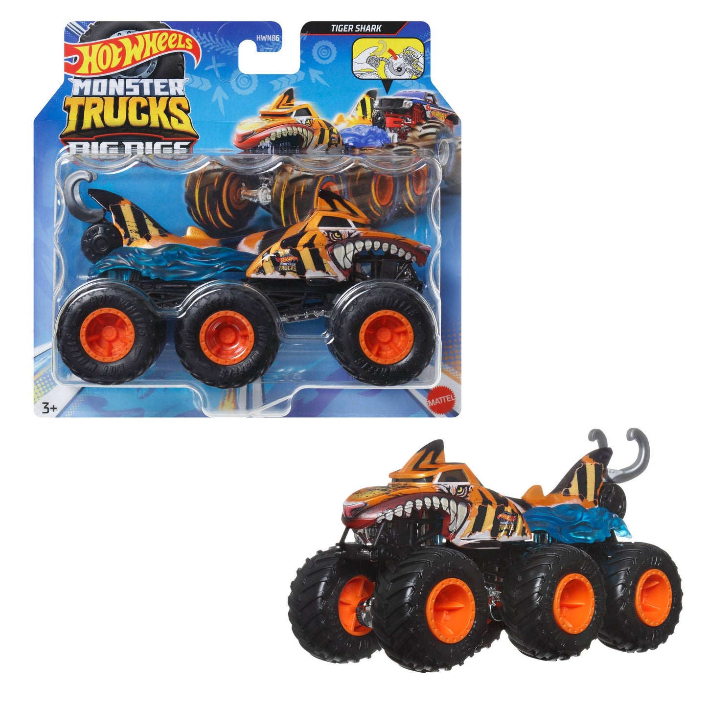 Mattel Hot Wheels Monster Trucks Big Rig