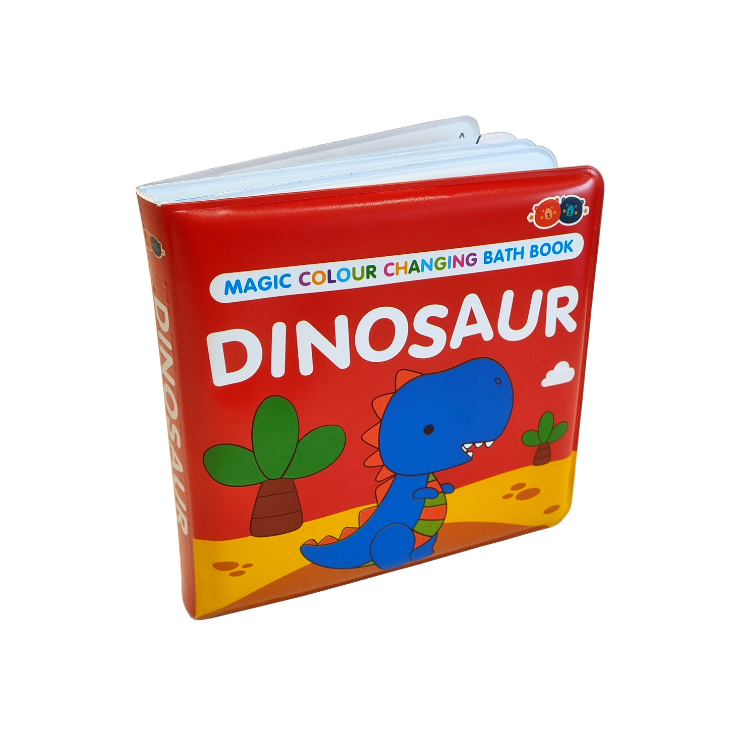 Color Changing Bath Time Book and Toy Set - Dinosaur