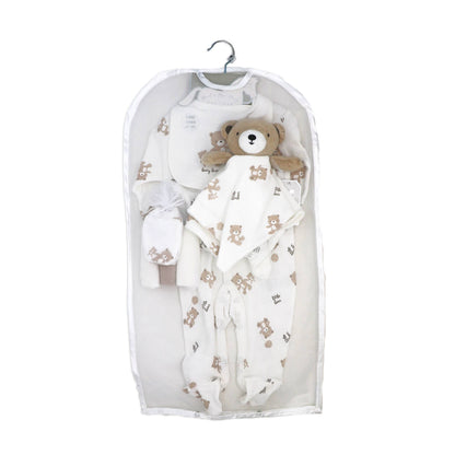 Neutral 8 Piece Hanging Gift Set: Bear