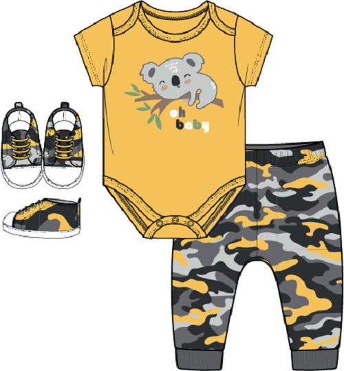 Boy’s 3pc Shoe set: Koala Oh Baby