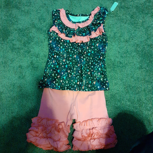 Star Ruffle Short Outfit