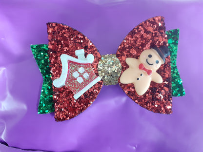 Glitter Christmas Bows