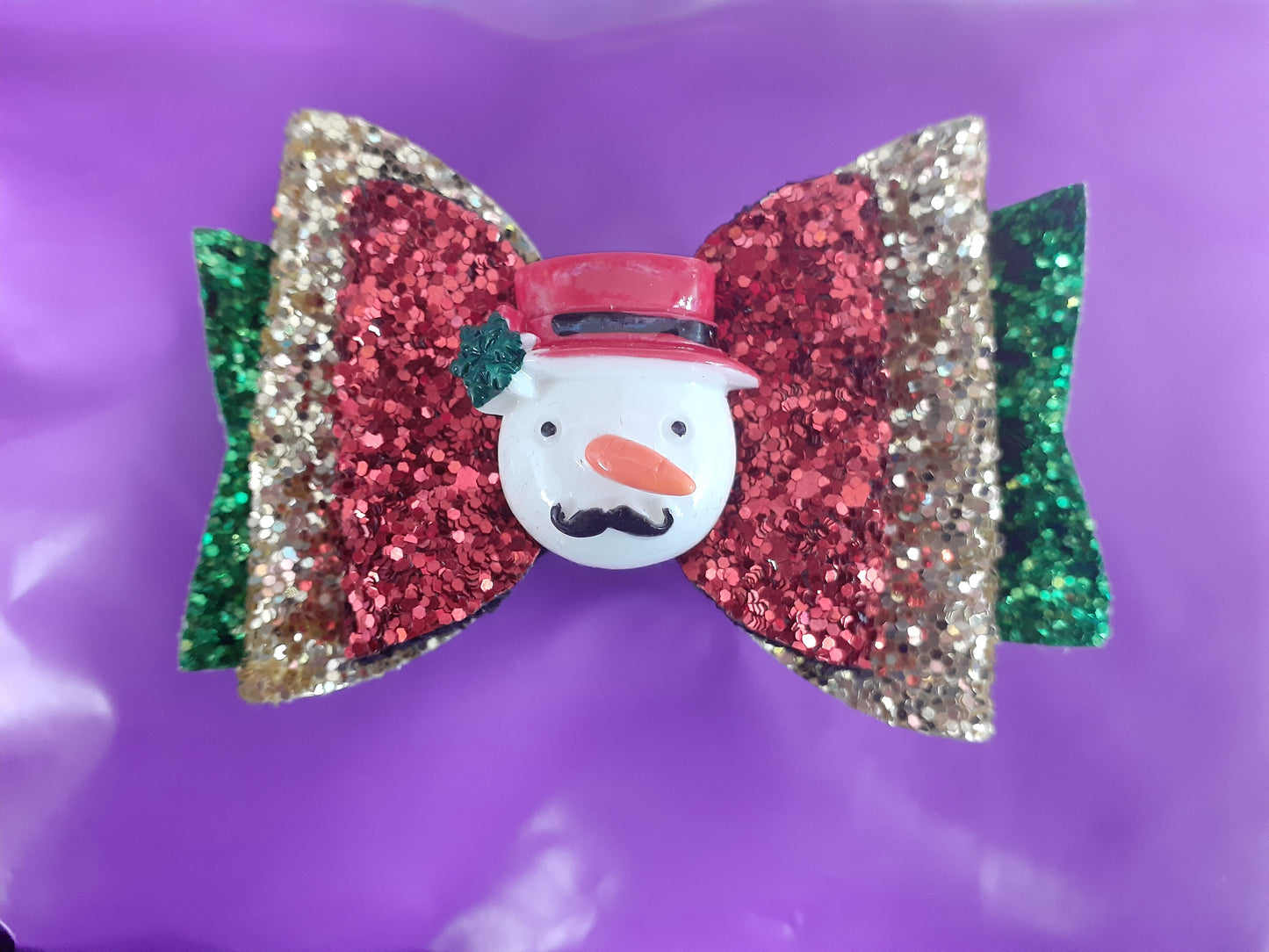 Glitter Christmas Bows