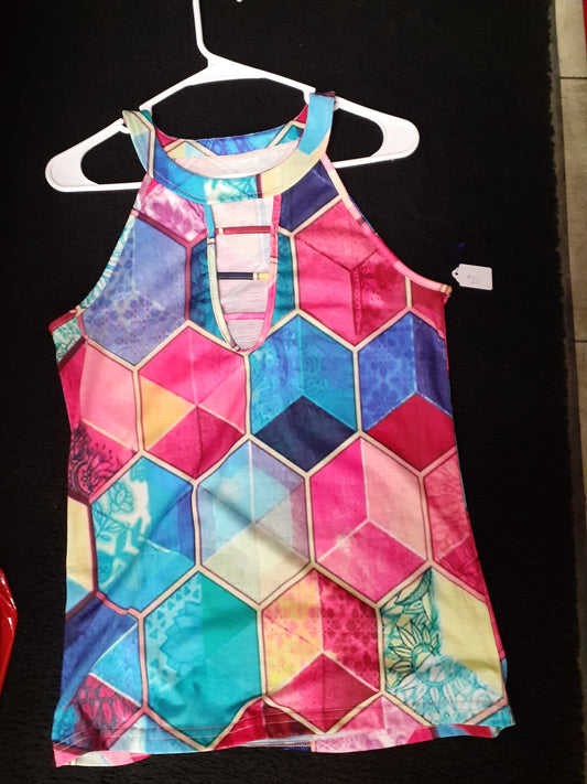 Stained Glass High Neck Tank