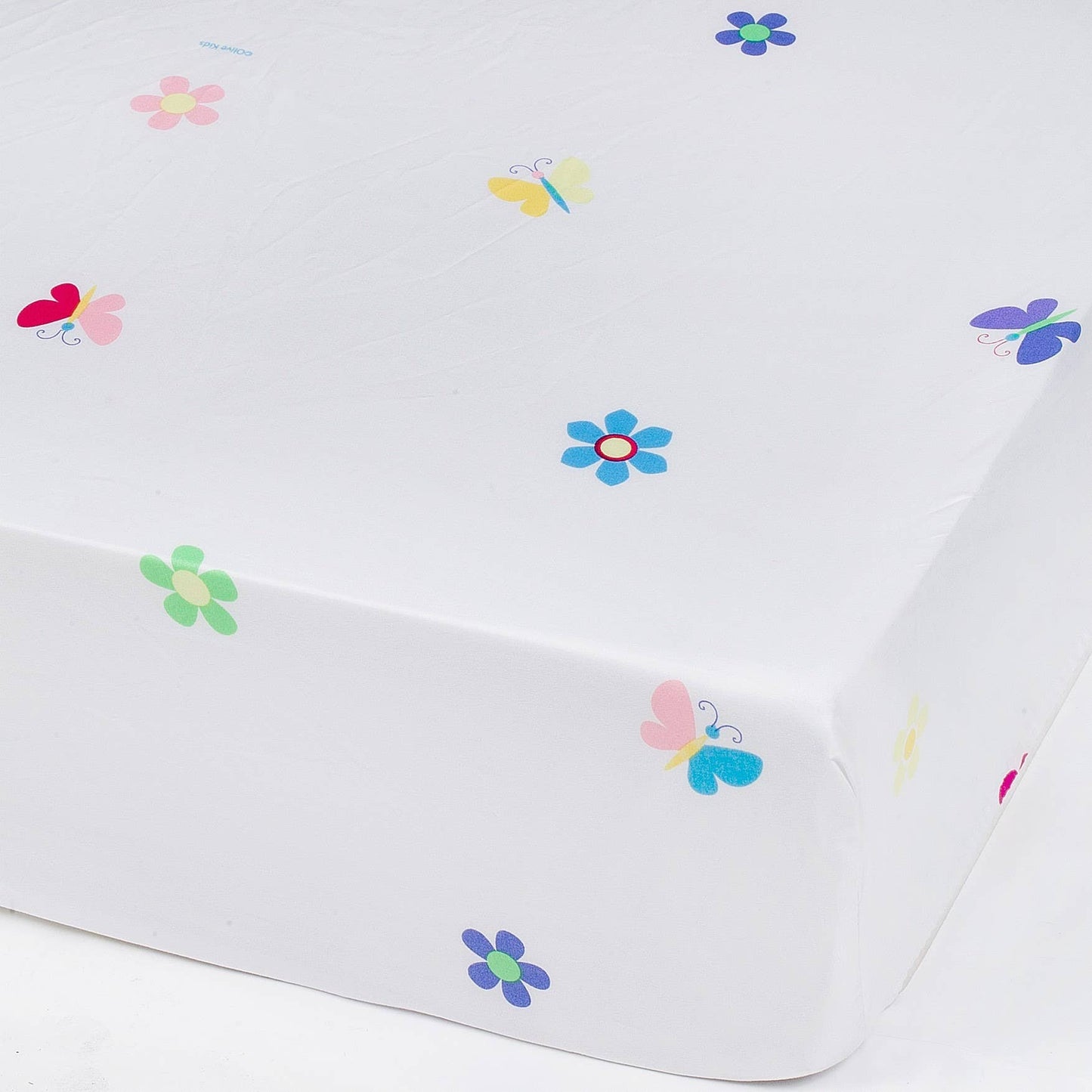 Butterfly Garden Microfiber Fitted Crib Sheet