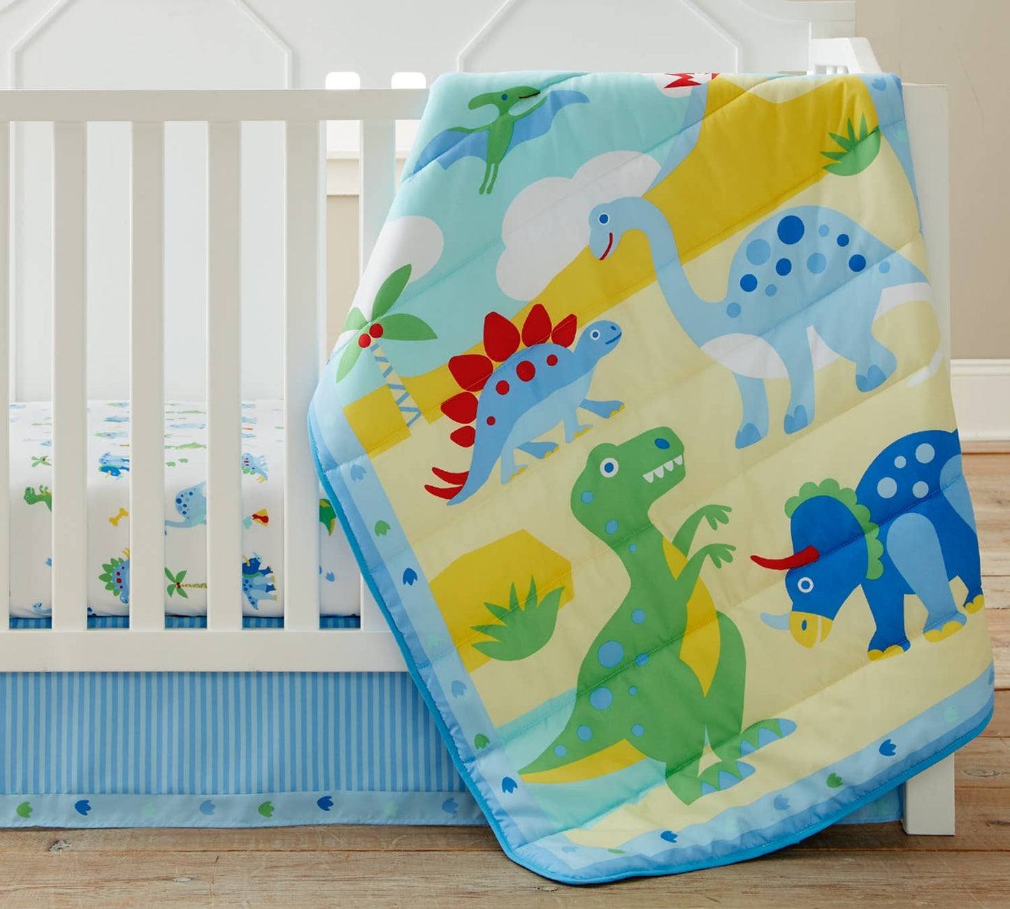 Dinosaur Land 3pieces Microfiber Bed in a Bag - Baby