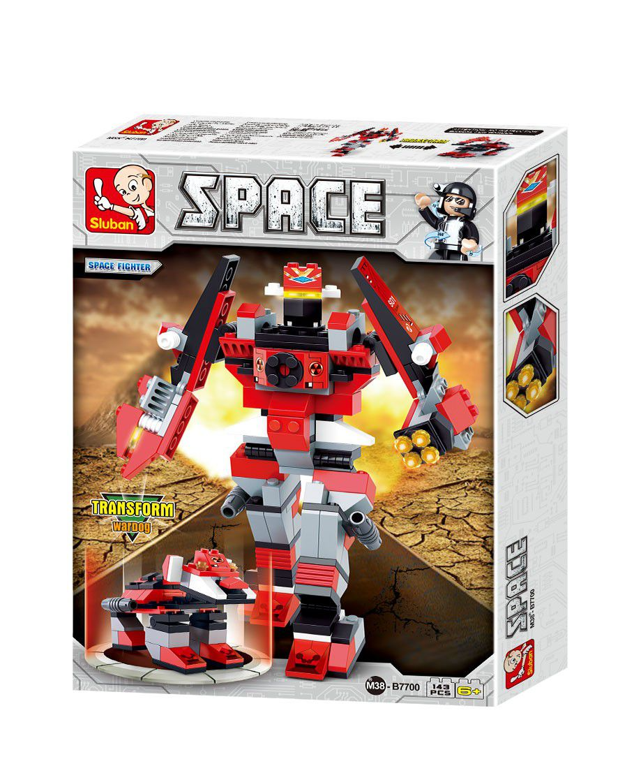 Space Fighter Blaze Building Brick Kit (143 Pcs)