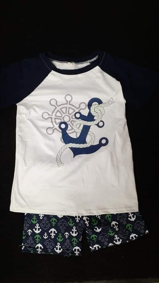 Anchor Navy Short Outfit