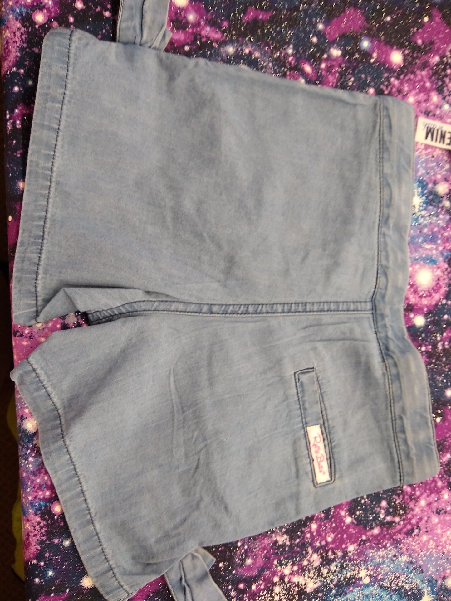 Denim Bow Shorts