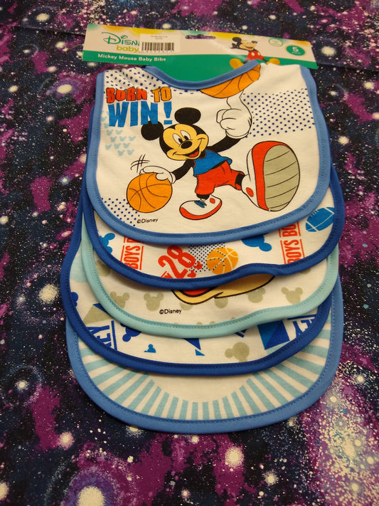 Mickey Mouse Bib Set