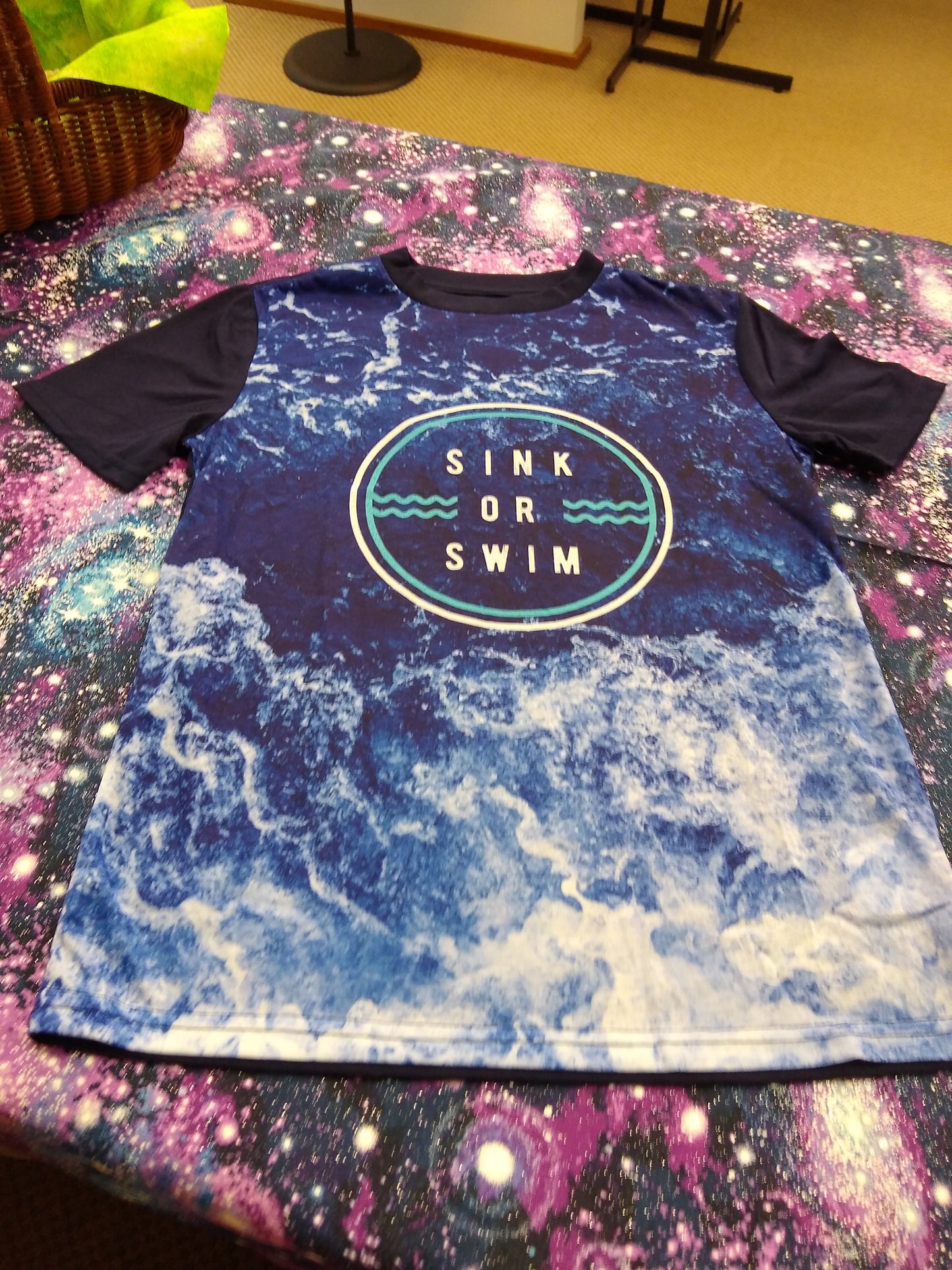 Blue Graphic Shirt