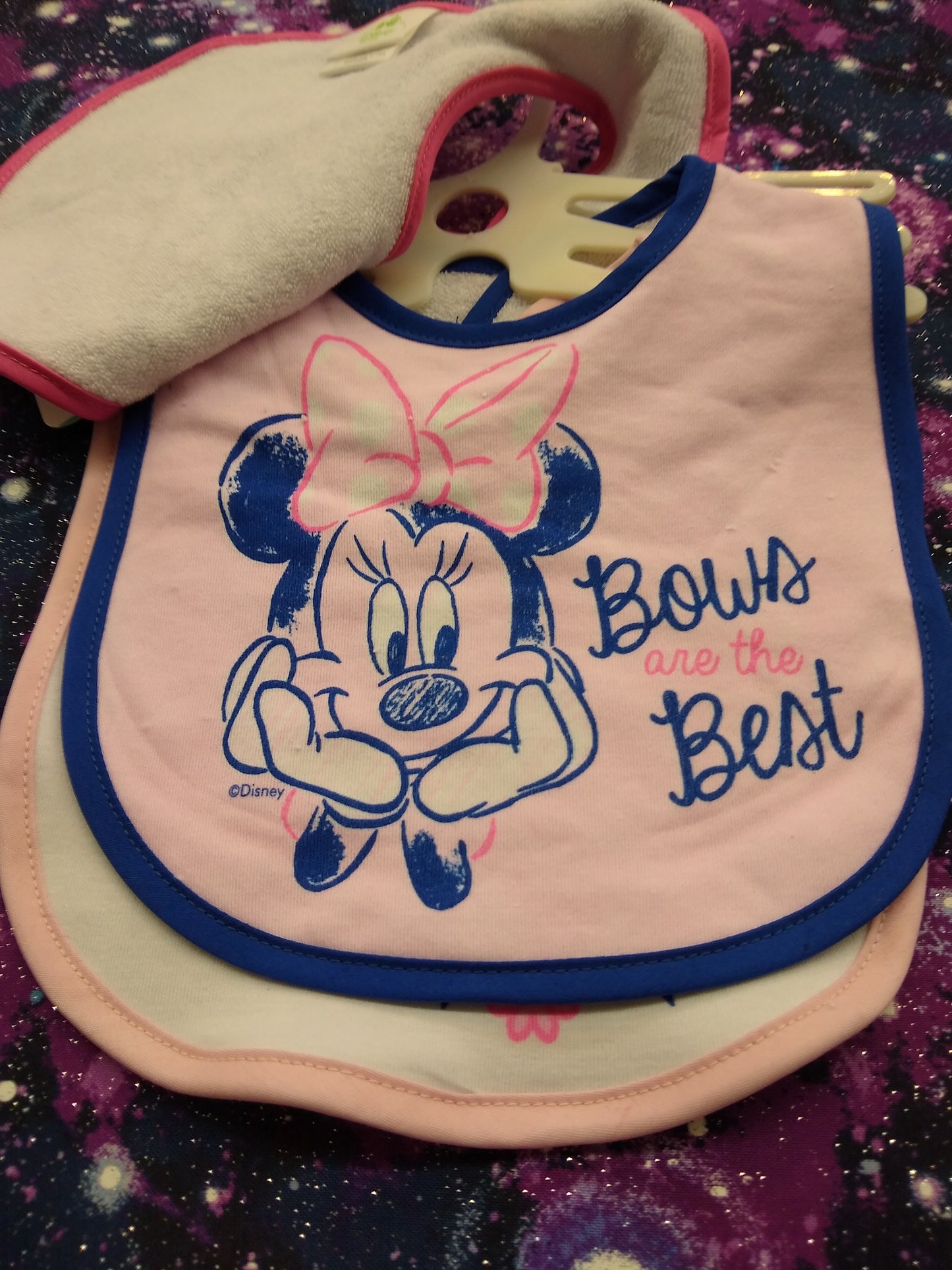 Minnie Mouse 3 Pk Bibs