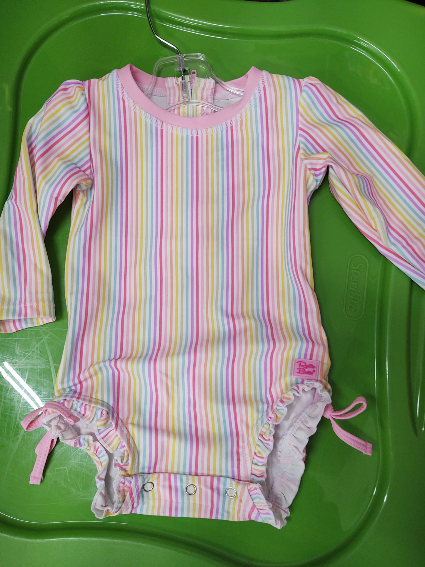 Rainbow Stripe Little Girl