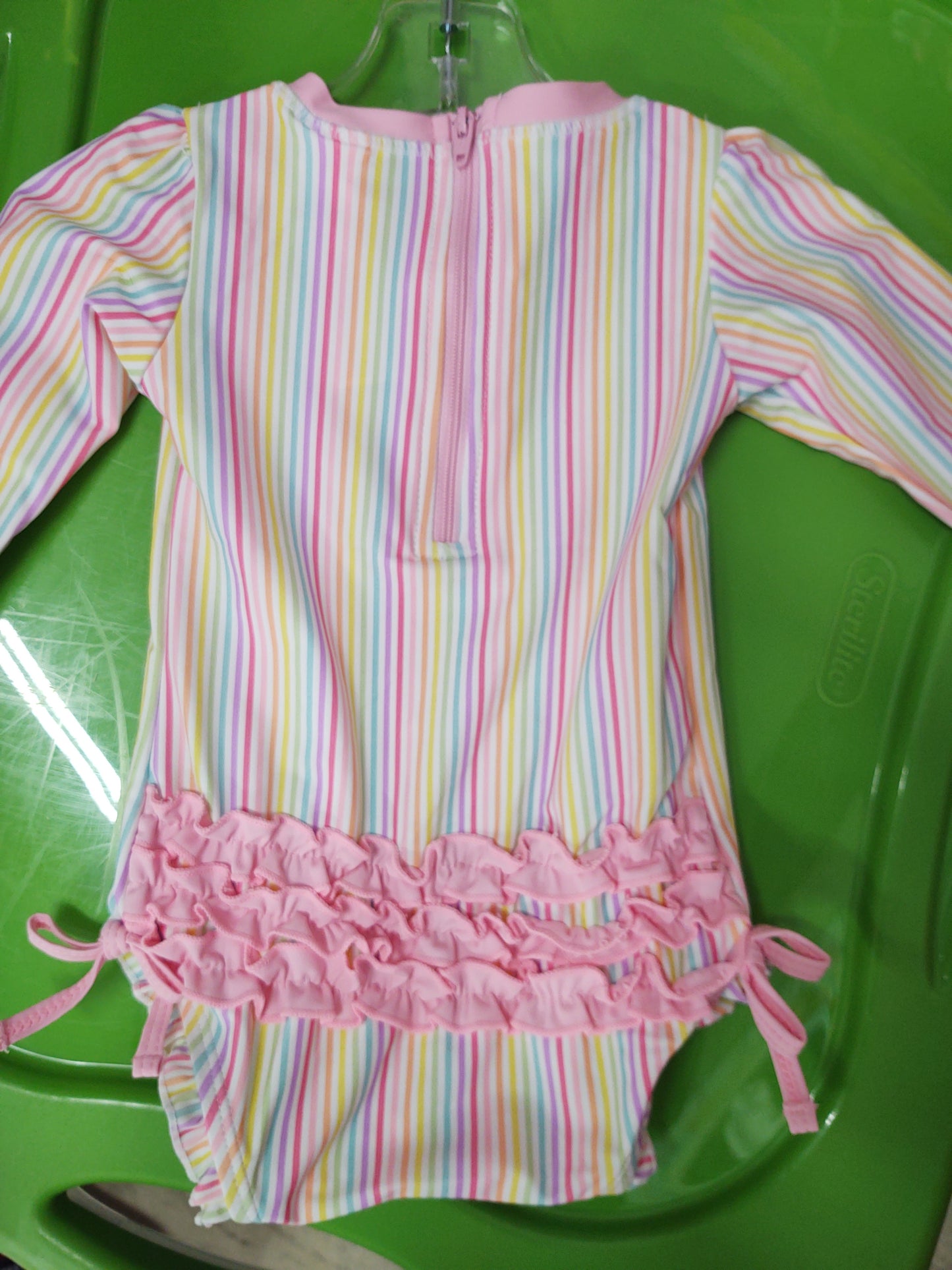 Rainbow Stripe Little Girl