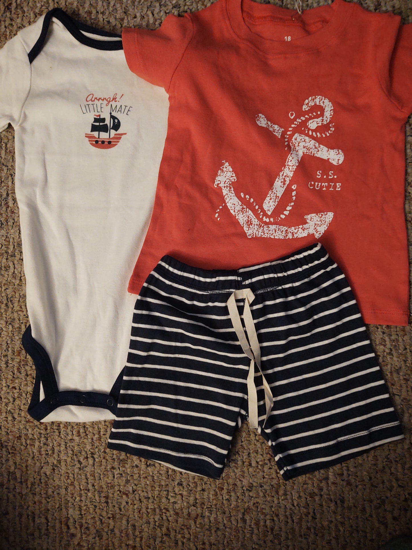 Anchor 3 PC Short Outfit