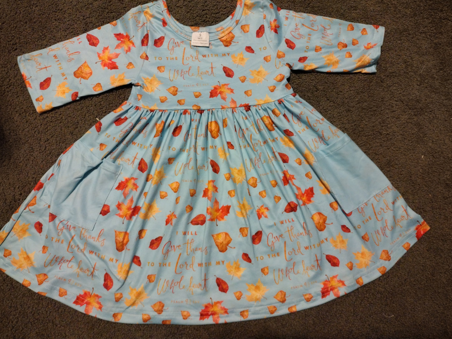 Give Thanks Twirl Pocket Dress