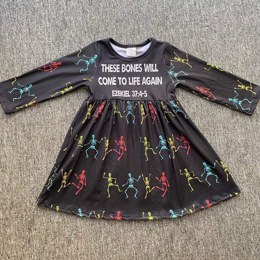 Skeleton Bones Rise Dress