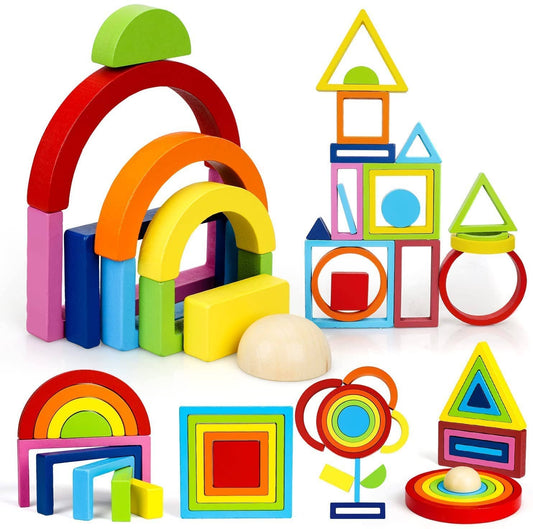 Rainbow Stacking Toys For Babies & Toddlers