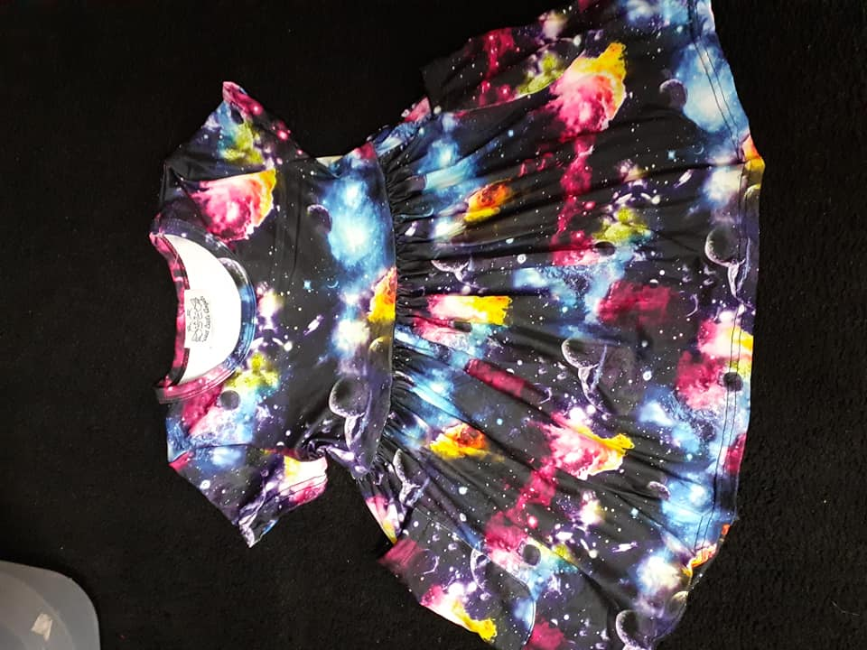 Galaxy Print Dress