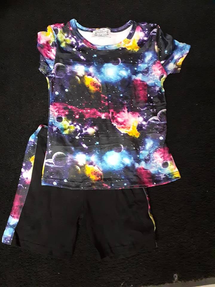 Galaxy Short Outfit