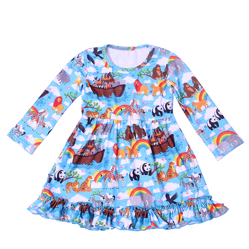 Noah Ark LS Twirl Dress